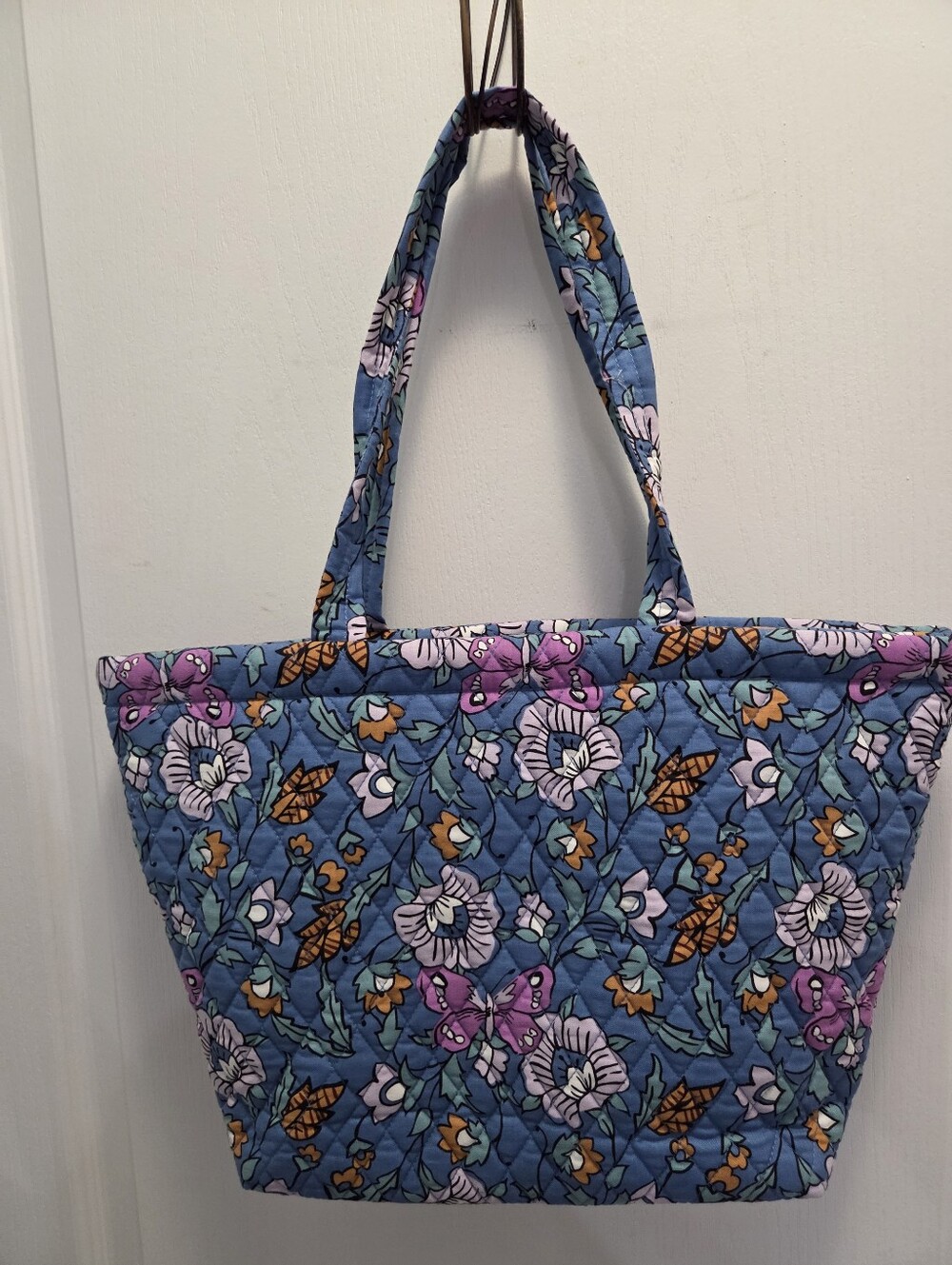 Vera Bradley Quilted Wild Prairie Floral Tote Bag